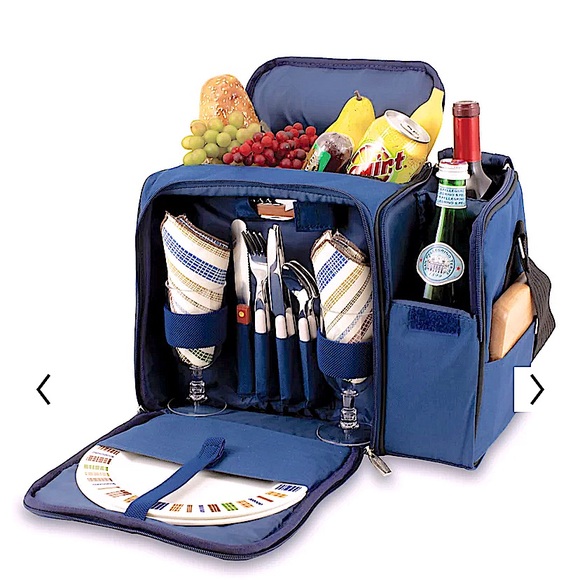🌸💦 🧺 WaterProof Picnic Time Malibu Insulated Picnic Cooler 🧺💦🌸 - Picture 2 of 16